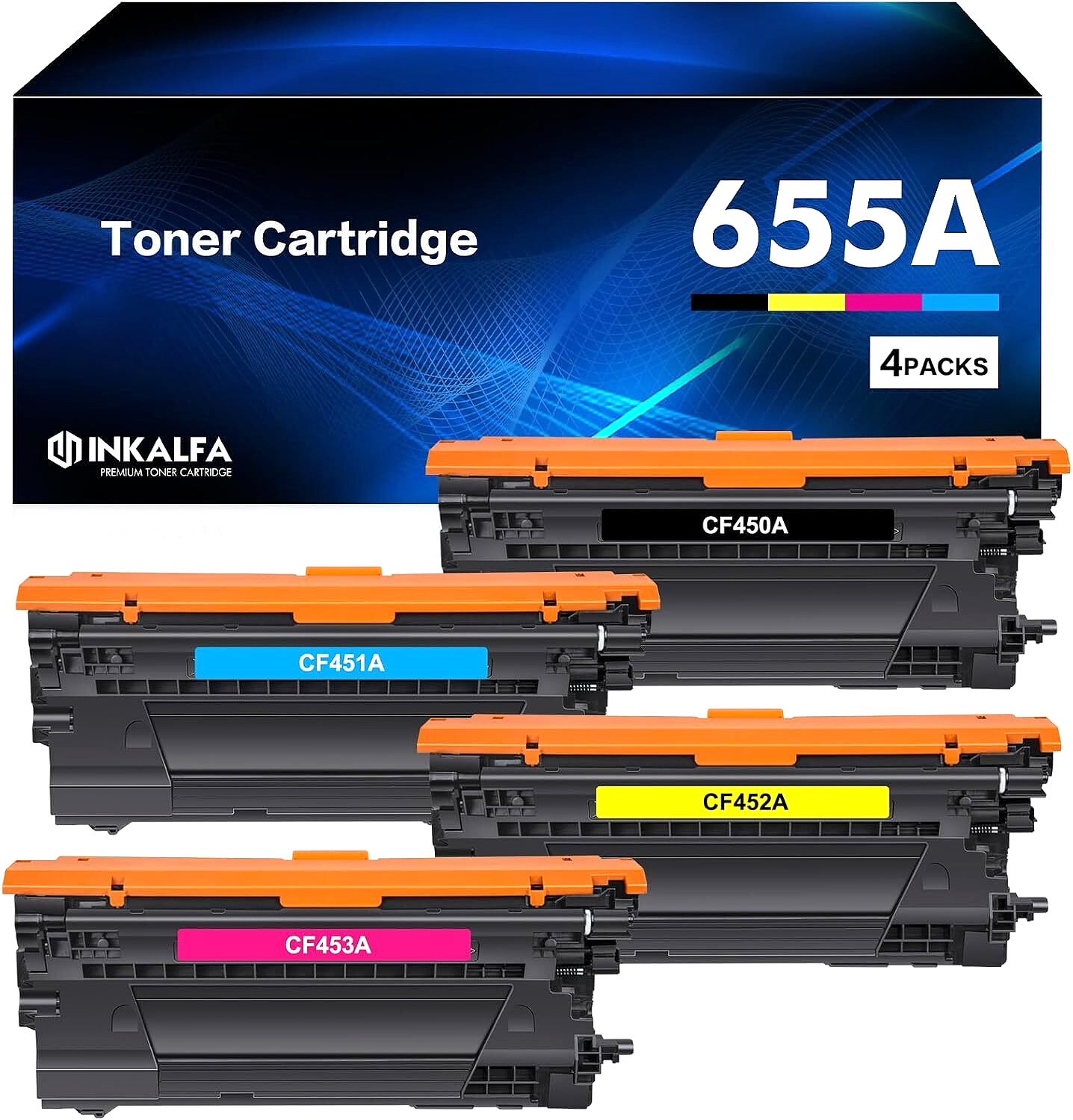 655A Toner Cartridge for HP Color Enterprise M652/M653/M681/M682 Series Printers