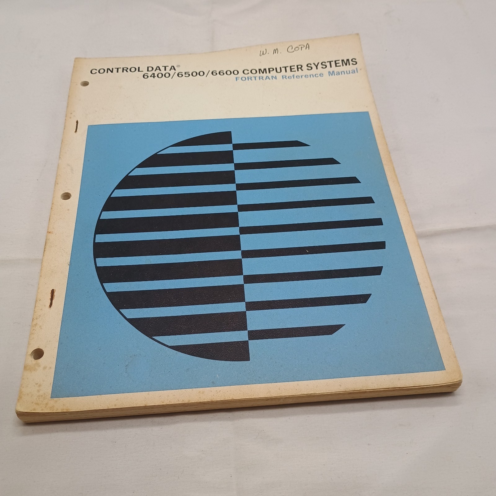 Control Data Corporation CDC  Reference Manual 6400/6500/6600 Computer 1967