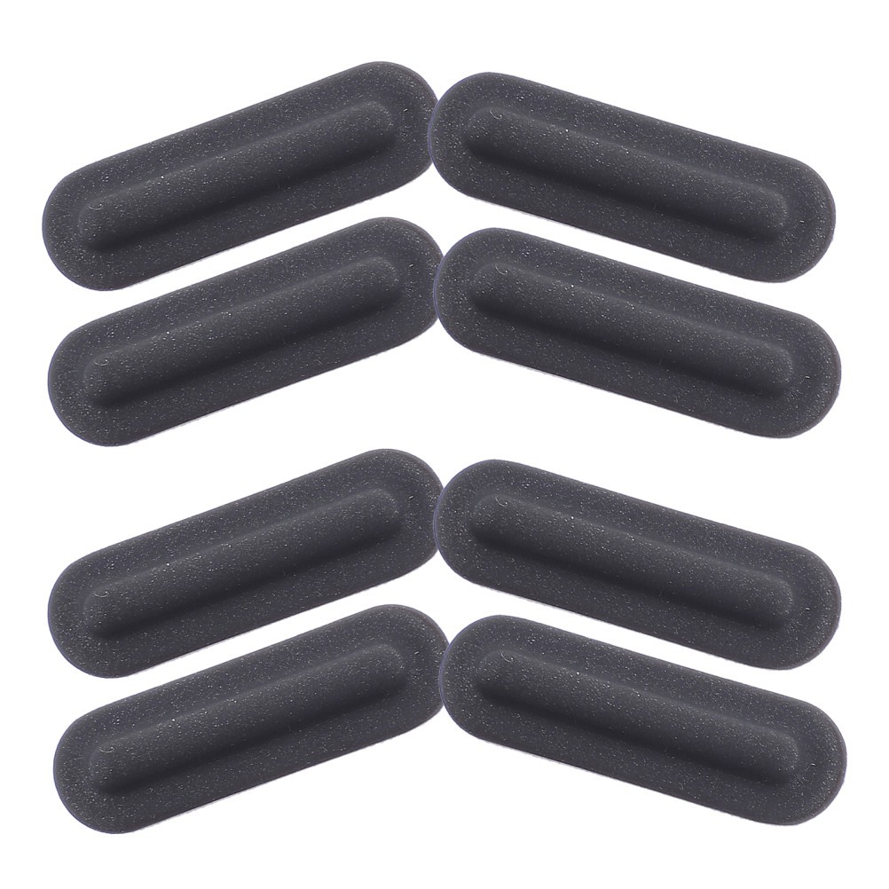 8Pcs Black Rubber Laptop Bottom Feet Durable Anti Slip Pads Replacement Kit