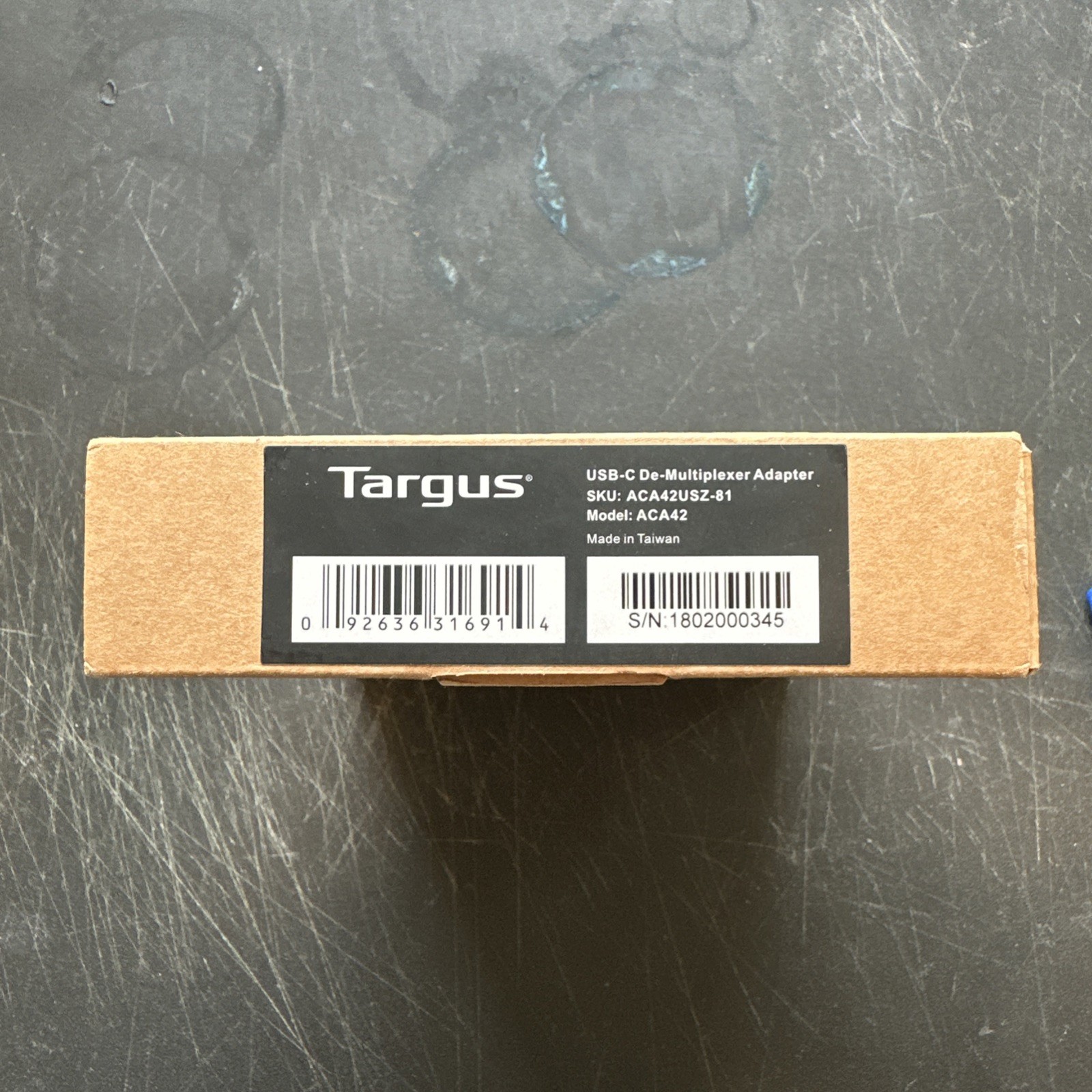Targus-New-ACA42USZ _ TARGUS USB-C DE-MULTIPLEXER ADAPTER BLACK