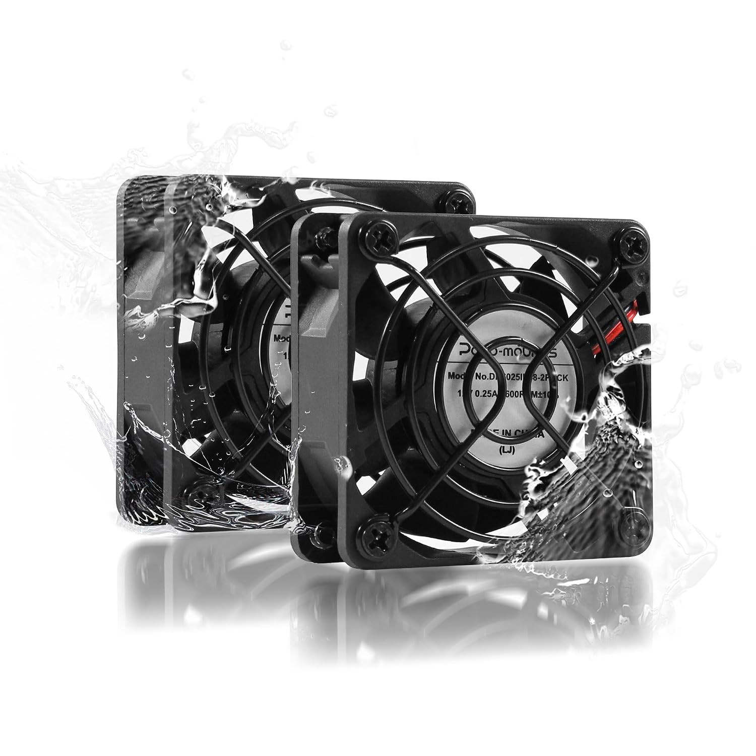 60Mm 12V DC Waterproof IP68 Dual Ball High-Speed Computer Cooling Fan for Car