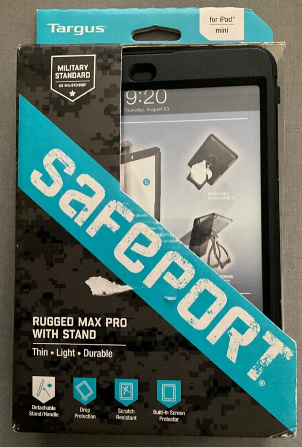Targus Safeport Rugged Max Pro Stand For iPad Mini, THD065US