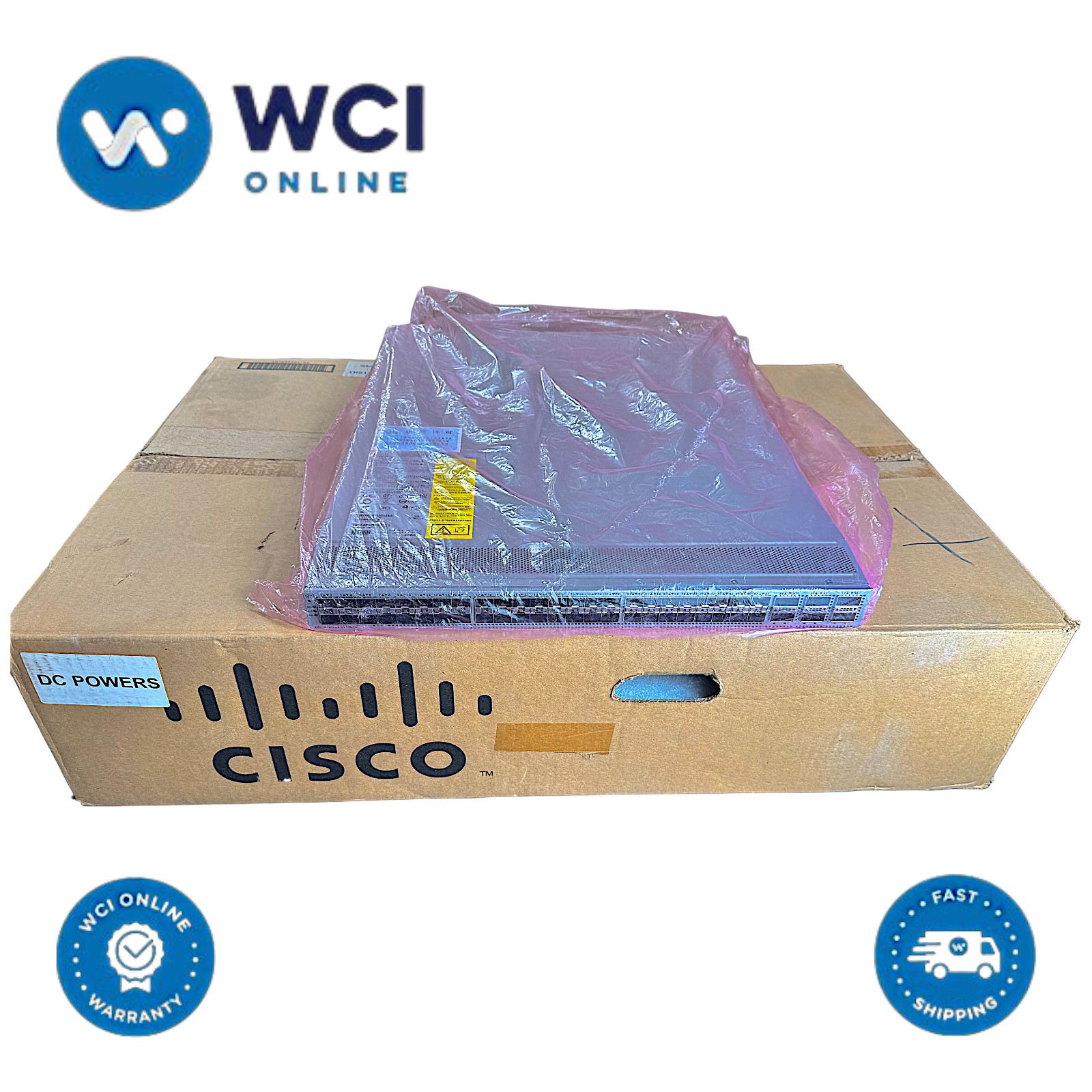 Cisco N3K-C31108PC-V Nexus 48 SFP+ and 6 QSFP28 ports w/ 2x NXA-PDC-930W-PI