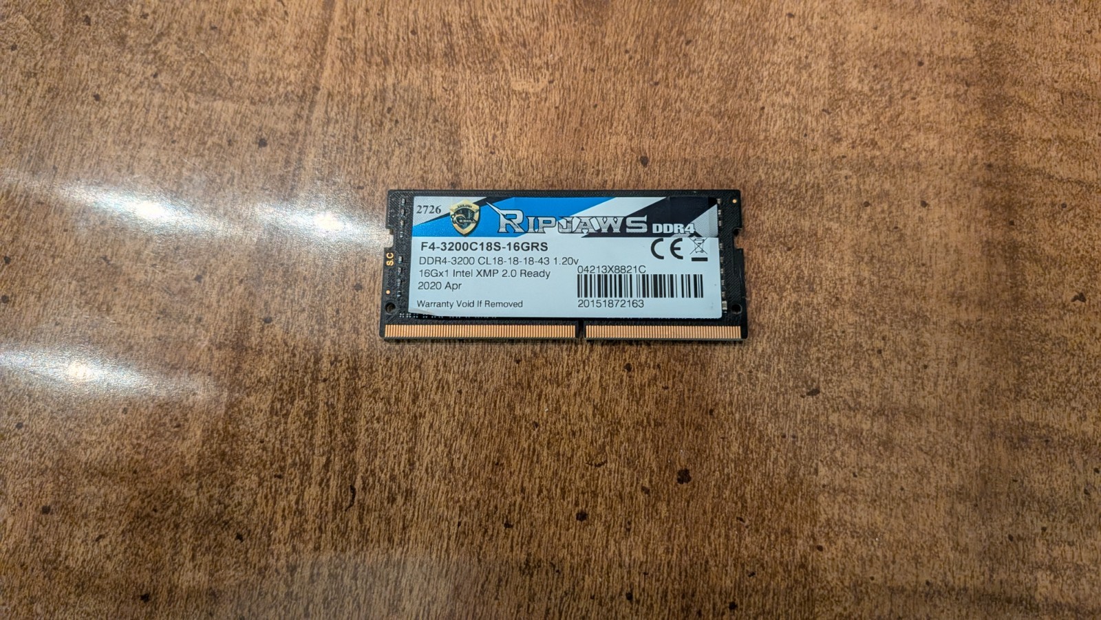 G.SKILL Ripjaws 16GB DDR4 SDRAM Memory Module (f4-3200c18s-16grs)