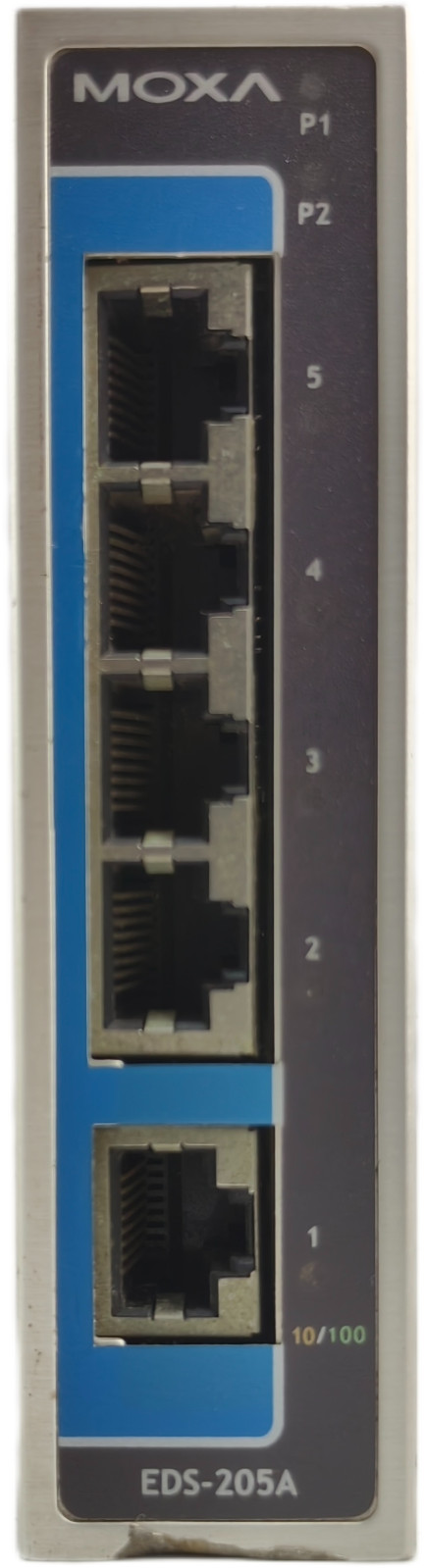 MOXA EDS-205A Ethernet Switch 5-Port Industrial Unmanaged DIN Rail