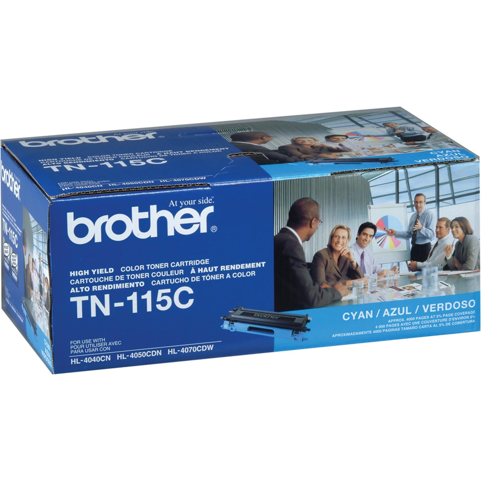 Genuine Brother TN-115 Cyan Toner, New Sealed Box, We Ship Fast