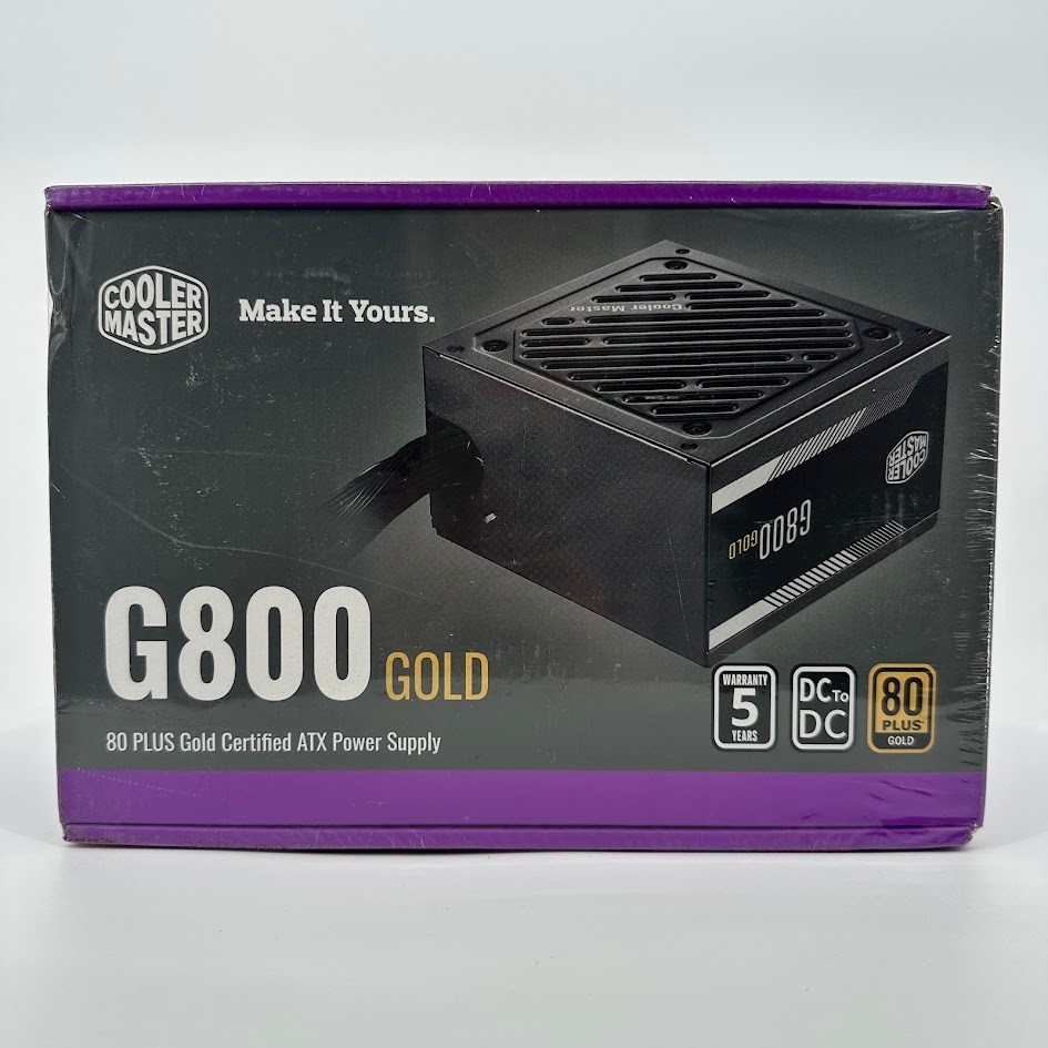 Cooler Master G800 Gold 80 Plus Gold Certified ATX Power Supply - New SEALED