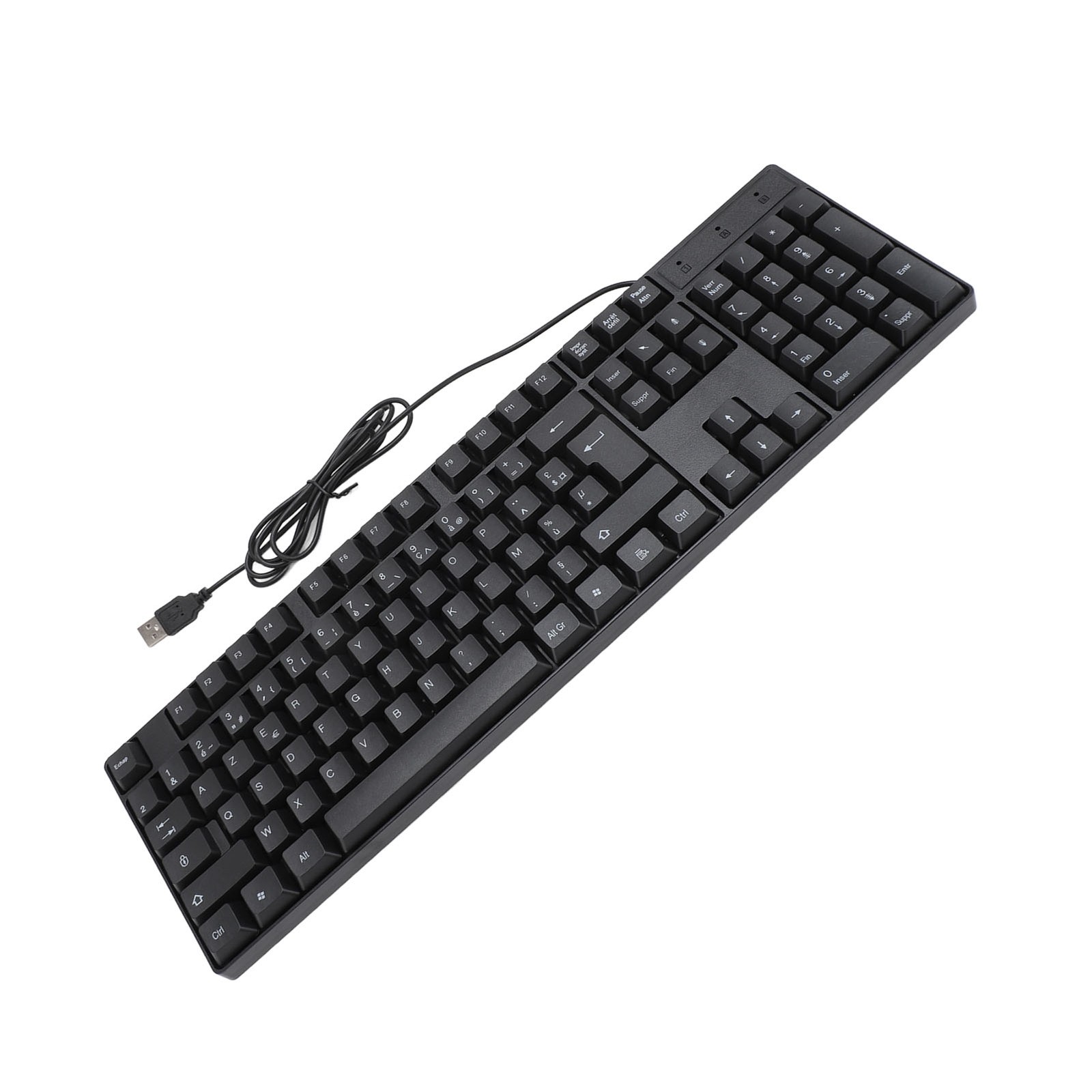 K1800 Minority Language Keyboard 104 Keys 4.2ft Cable Ergonomic Design USB ZFSJ