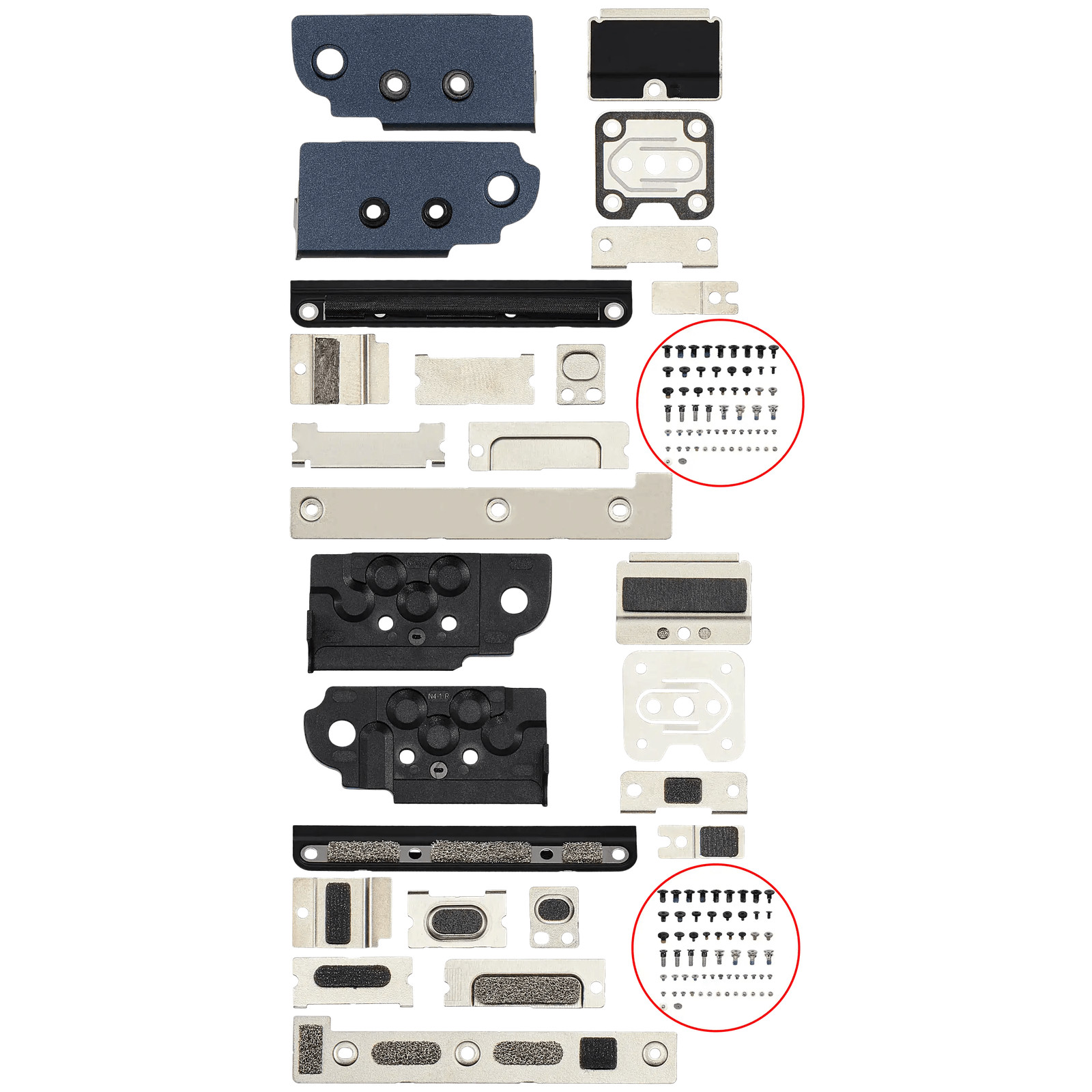 Full Set Small Metal Bracket And Screw Set Compatible For MacBook Air 15"