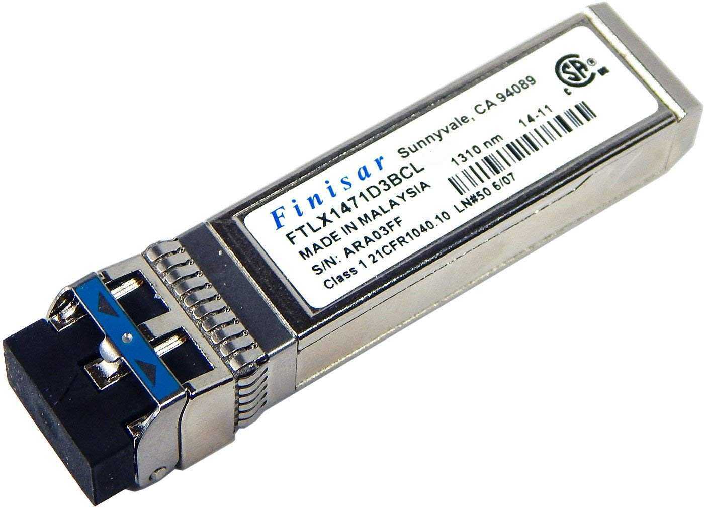 Finisar FTLX1471D3BCL SFP+LR 10GBASE-LR 10km SMF 1310nm module for Dell 407-BBOP