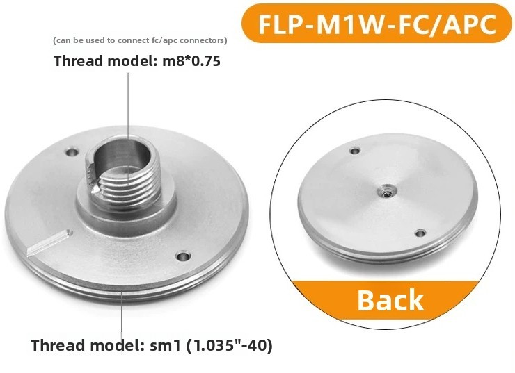 Fiber Optic Adapter Flange Coupler – Multi-Thread to FC/APC FC/PC SMA905 ST/PC