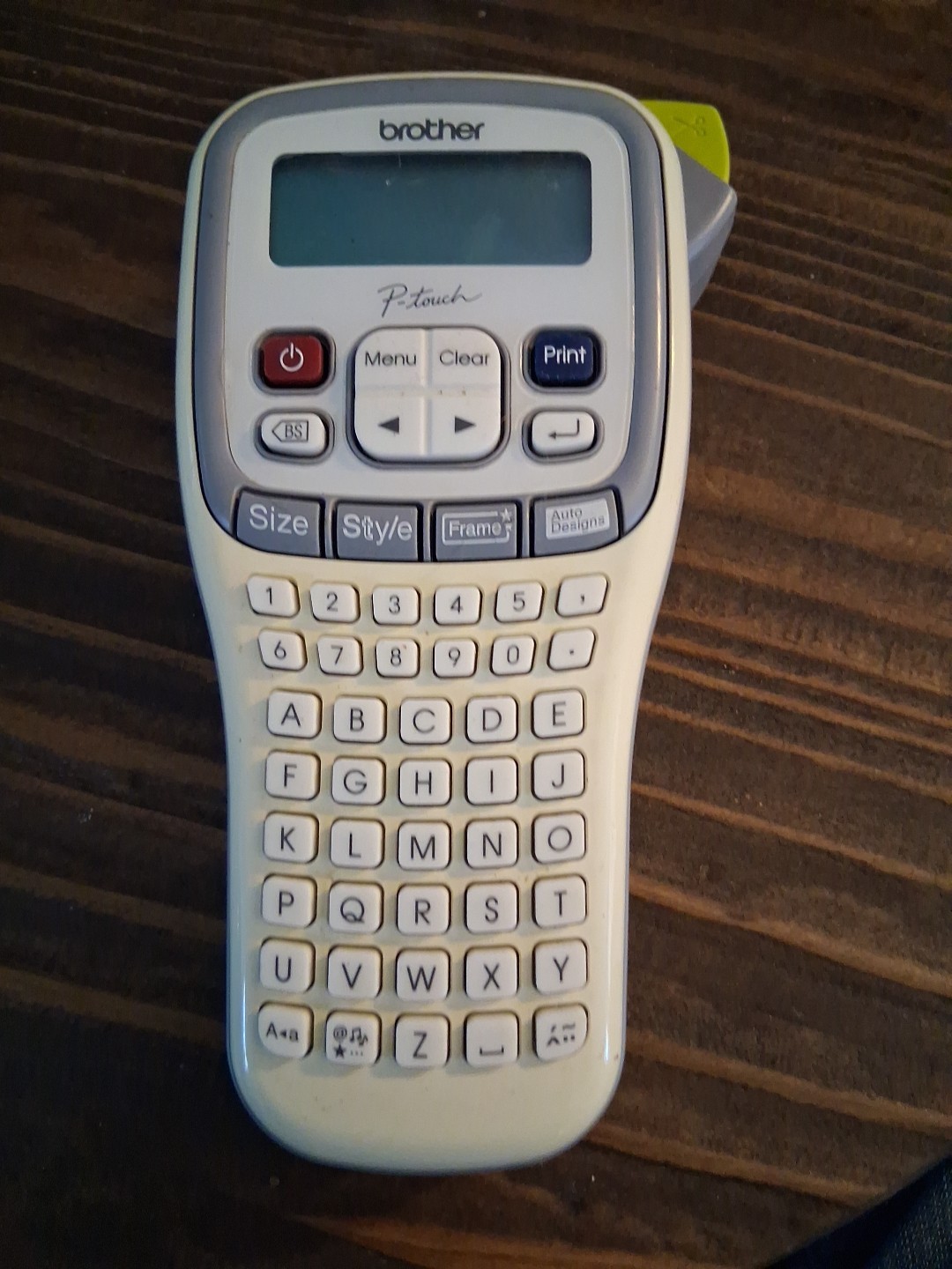 Brother P-Touch PT-H100 Handheld Label Maker - Thermal Transfer - Monochrome