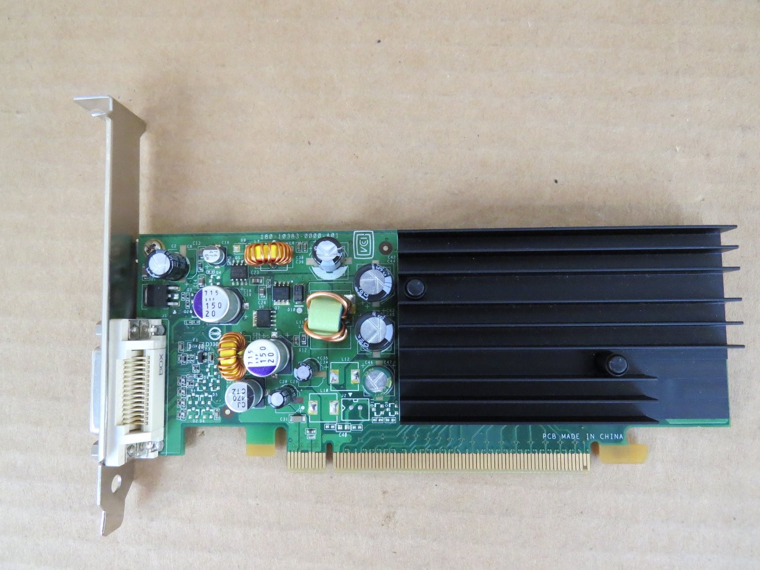 Dell 0DH261 Nvidia P363 Video Graphics Card DVI PCIe Passive Heatsink