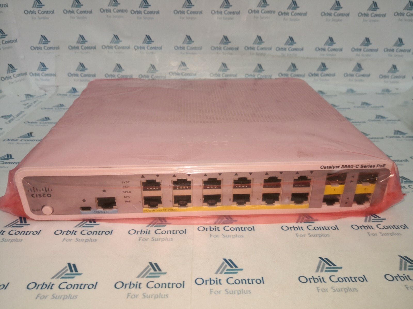 Cisco Catalyst WS-C3560C-12PC-S 3560C 12-FE PoE. 2 X Dual Compact Switch