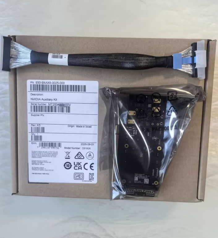 930-9XAX6-0025-000 Auxiliary Card for Nvidia ConnectX-8 Network Card