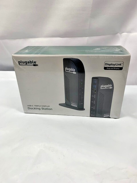 Plugable 13-in-1 USB-C Triple Monitor Docking Station *New-Sealed