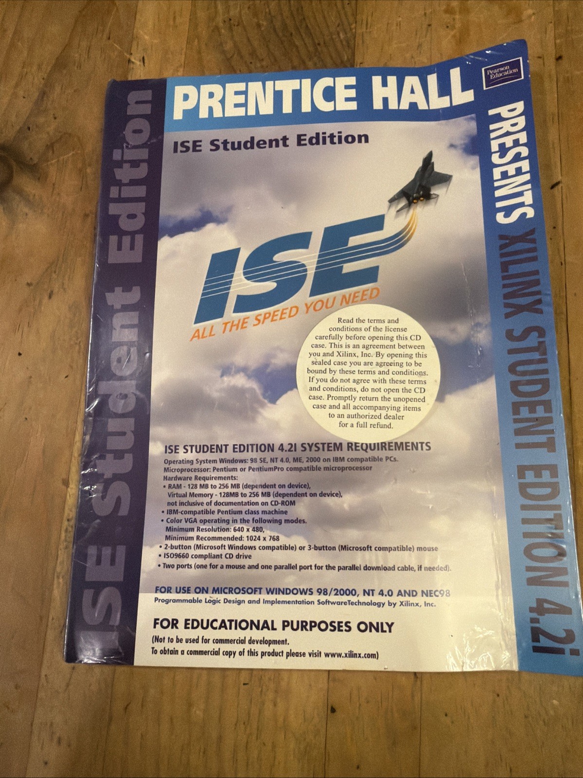 Prentice Hall STUDENT EDITION 4.2i C.D. ROM, ISE, SEALED, NEW Xilinx