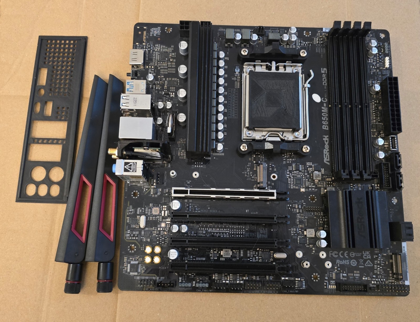 (Repaired) ASRock B650M-C Grade B Repaired Motherboard - Fully Tested Working