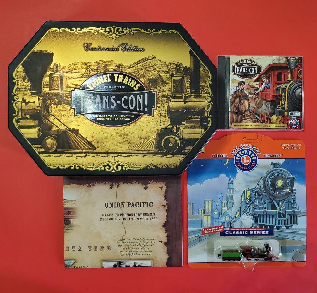 PC Computer Game Lionel Trains Presents Train-Con in Tin Vintage Special Edition