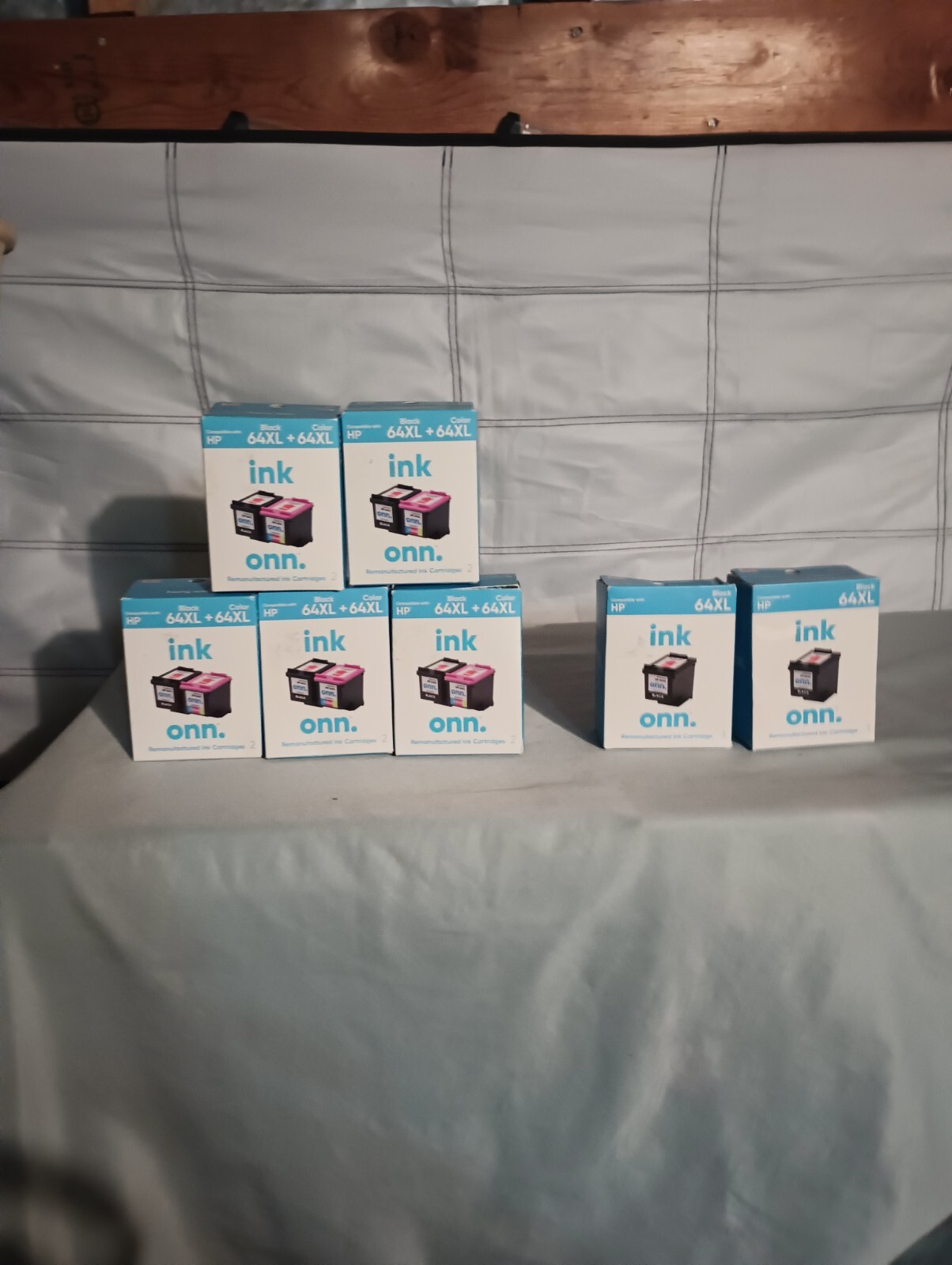 2Pack Compatible HP Ink 64 Blac &Color ONN  Lot Of 5 And 2 Black Ink Lot