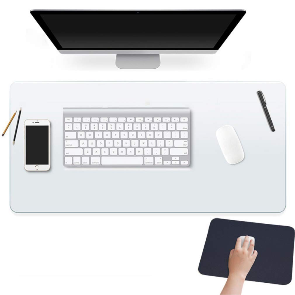 Clear PVC Desk Pad Office Table Protector Transparent Waterproof 16x32 Inch