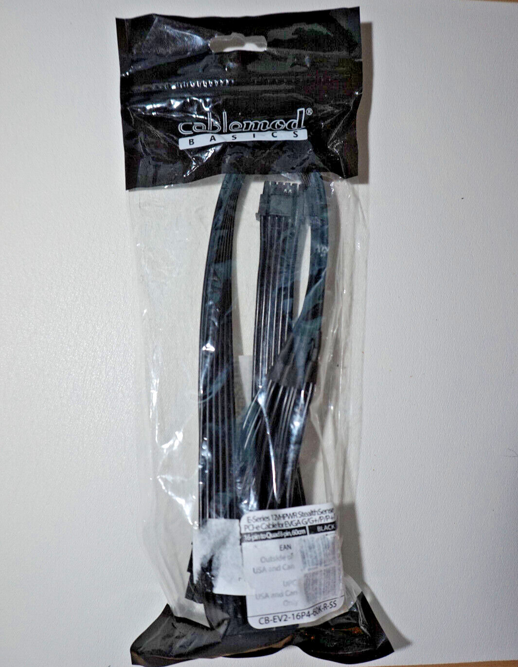 CableMod Basics E-Series 12VHPWR StealthSense PCI-e Cable for EVGA G7 / G6 / G5