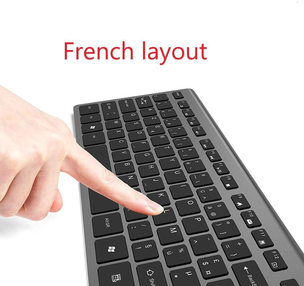 Wireless Keyboard Silent Mouse Low Volume Button Durable Home Office Conference