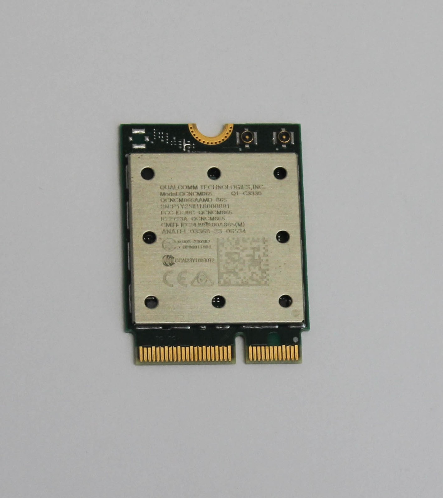 QCNCM865 Qualcomm WiFi 7 M.2 Wireless LAN 2.4/5/6GHz BT 5.3 GRADE A