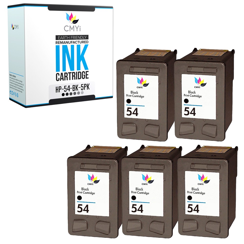 5-Pack Compatible CMYi Ink 54 Cartridges for HP DeskJet F4140 F4150 F4172 F4180