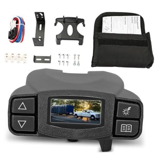 90195 Electric Proportional Trailer Brake Controller with LCD Display
