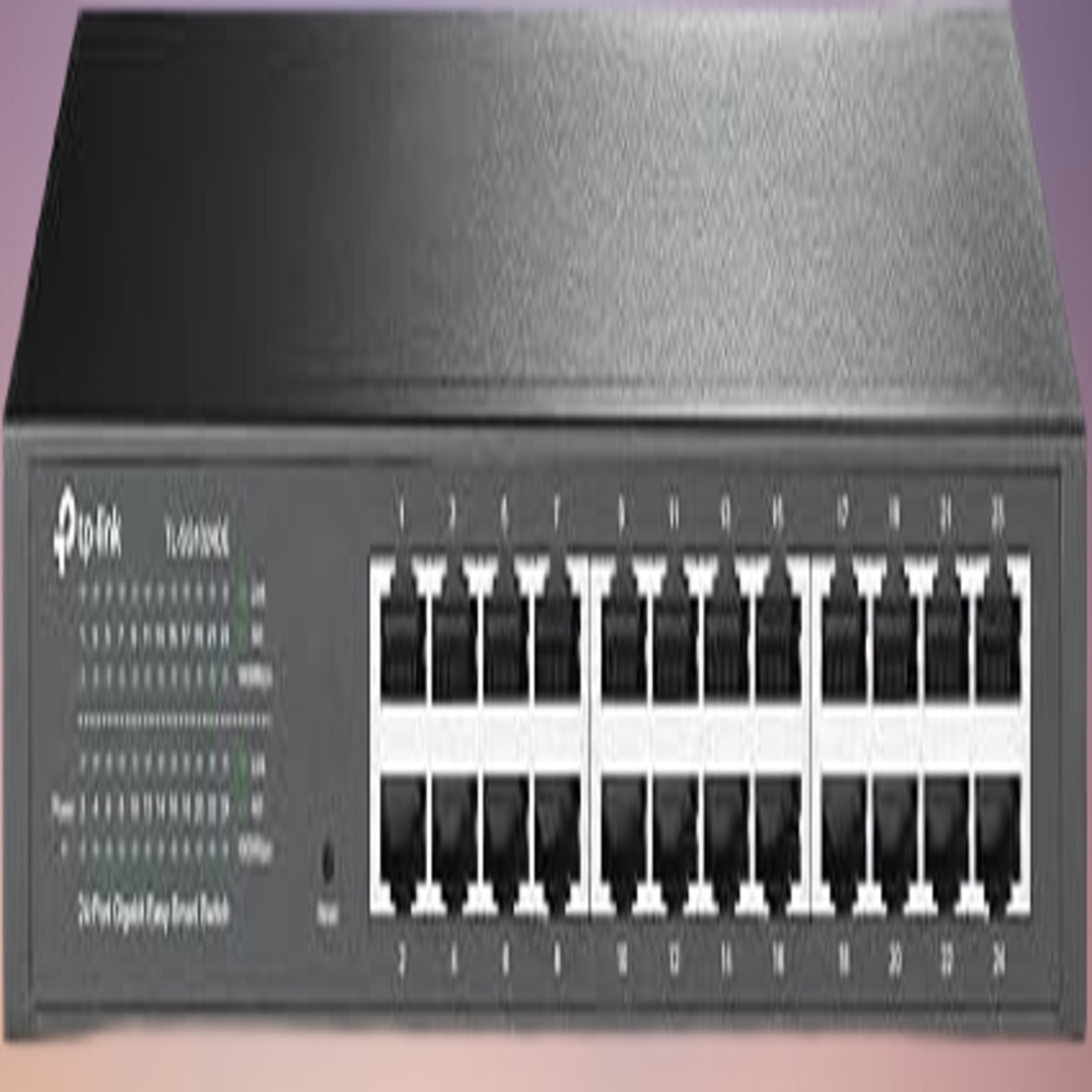 TP-Link TL-SG1024DE, 24 Port Gigabit Easy Smart Managed Ehternet Switch, Black