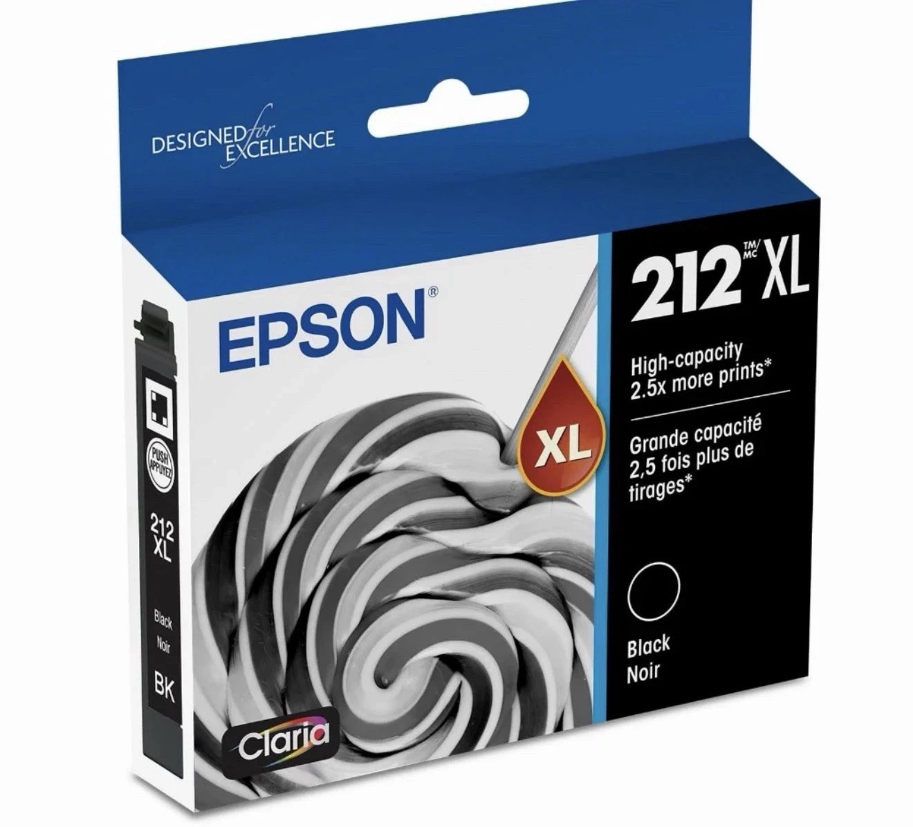 Genuine Epson 212XL Black Ink High Capacity Cartridge 2024
