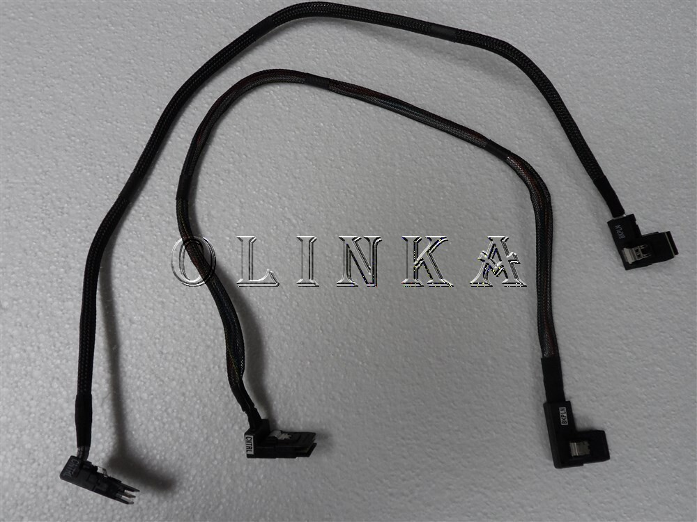 DUAL PERC H700 H200 SAS SATA RAID CABLES DELL POWEREDGE R710 2.5 SERVER R145M