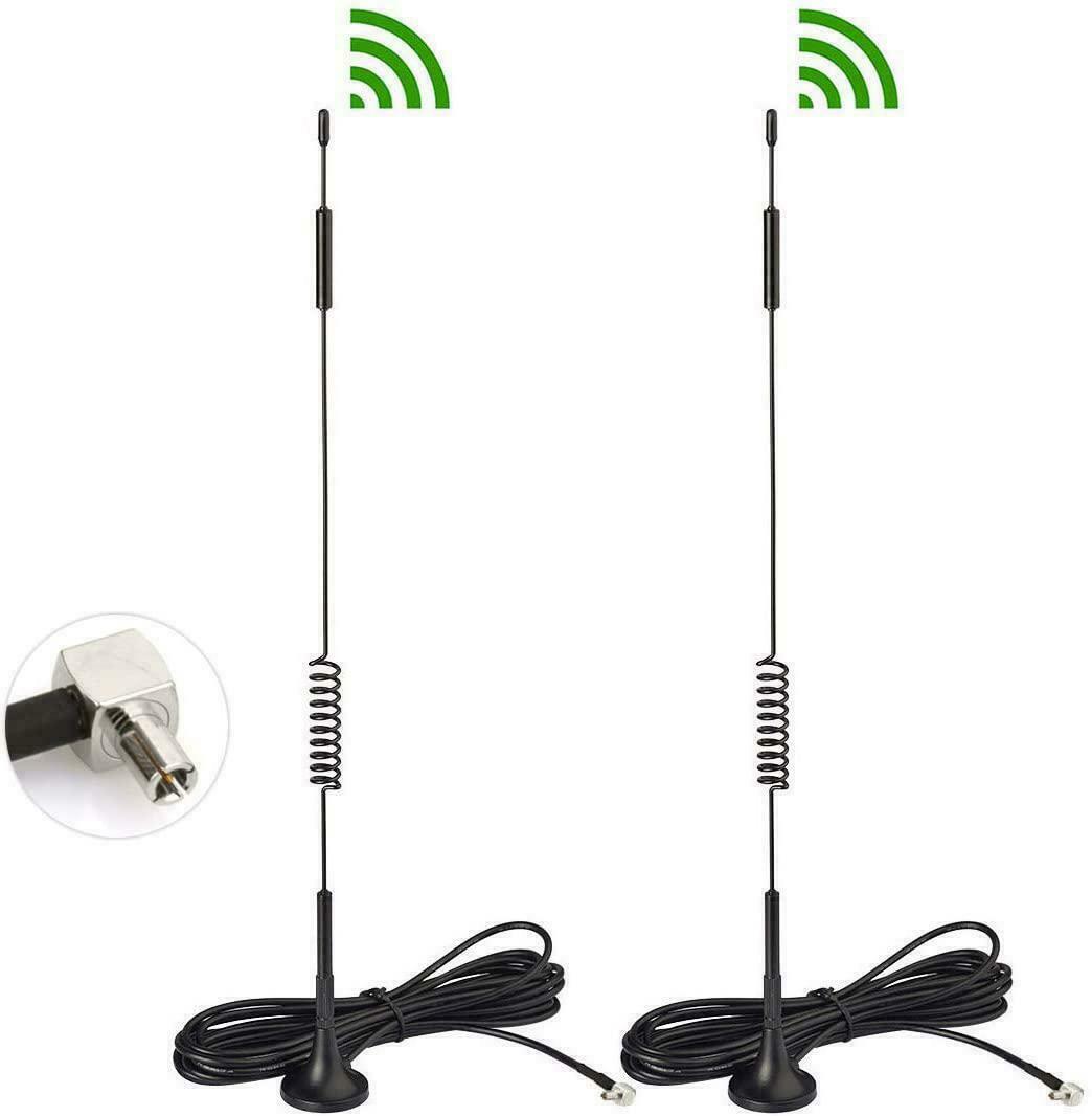 2-Pack 4G LTE TS9 Male Magnetic Base Antenna 3m for Netgear Nighthawk Routers