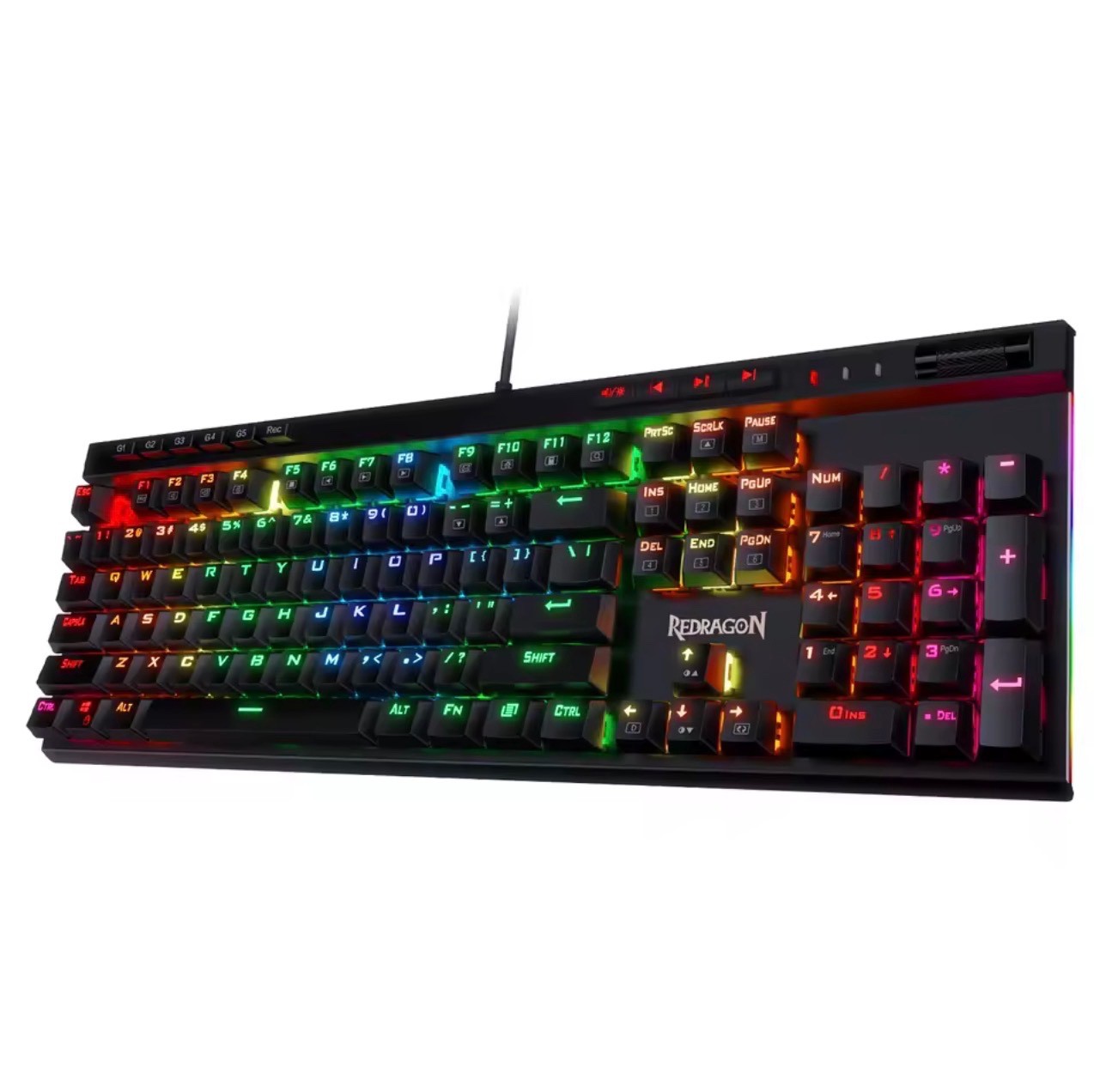 Redragon K580 VATA RGB 104 Keys LED USB Backlit Mechanical Gaming Wired Backligh