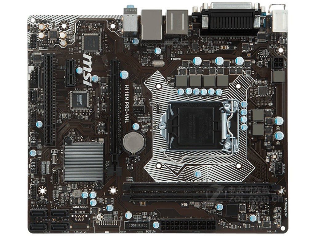 For MSI H110M PRO-VHL motheboard LGA1151 2*DDR4 32G VGA+HDMI M-ATX Tested ok