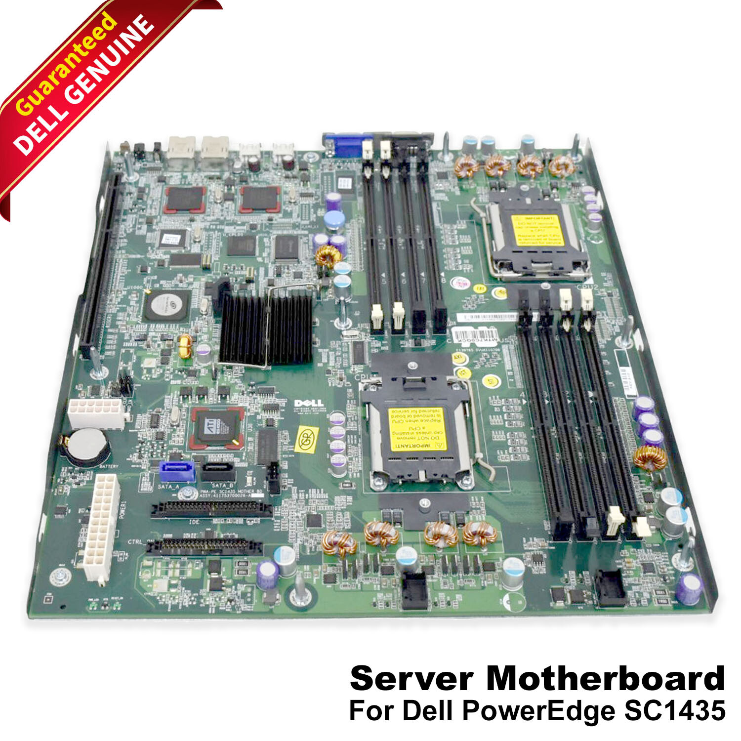 Dell OEM PowerEdge SC1435 Server Motherboard Dual Socket F DDR2 YK962 0YK962