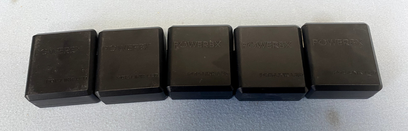 Powerbx POE-LINK LED Lot of 5 Power over Ethernet USB Chargers
