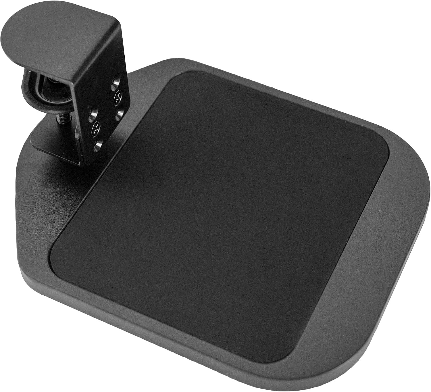 Mouse Platform Clamp On Under Desk Adjustable Mouse Tray Mount Swivel De