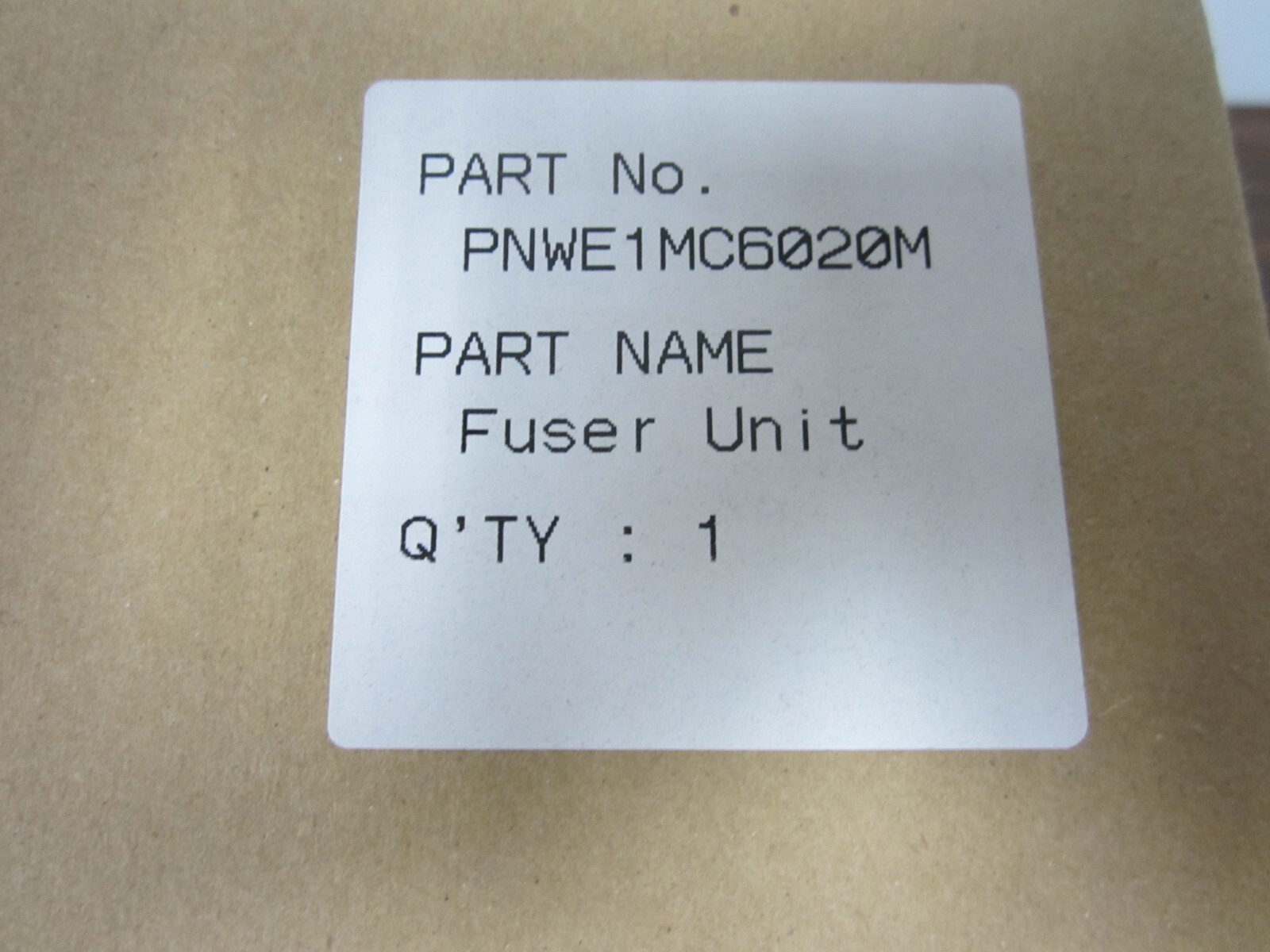 PNWE1MC6020M  Panasonic - DP-MC210 Fuser Unit (new) sealed box