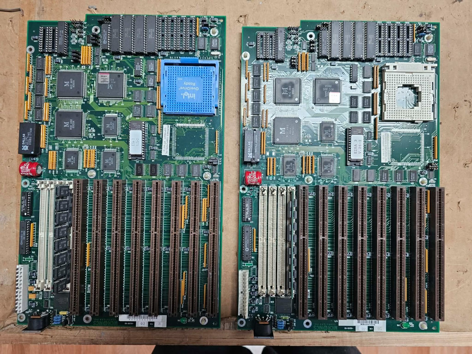 Vintage Retro Rare Socket 3 EISA PCI Micronics EISA-3 Motherboard Untested Spec