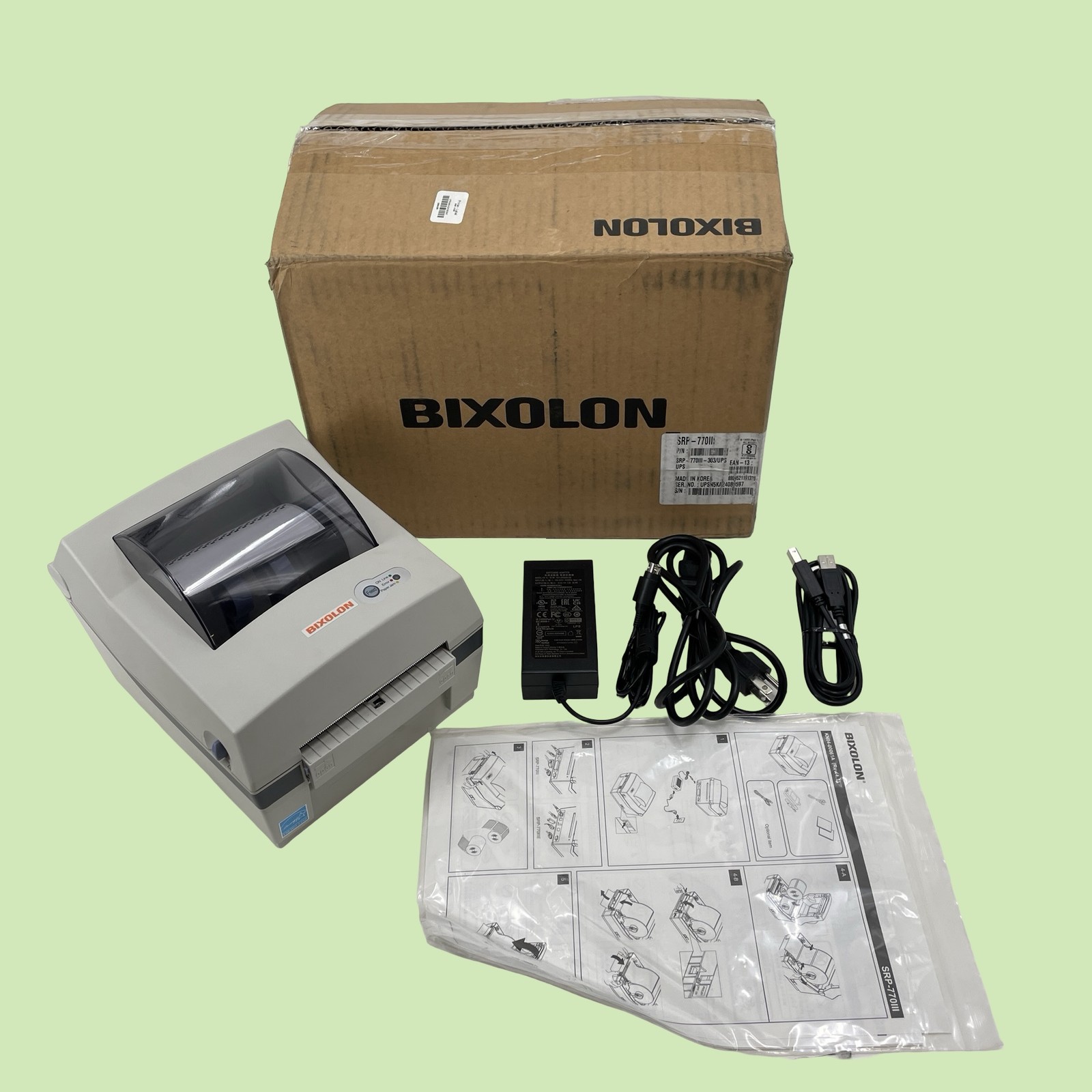 Bixolon SRP-770III Direct Thermal Label Printer Serial/Parallel/USB 203 DPI