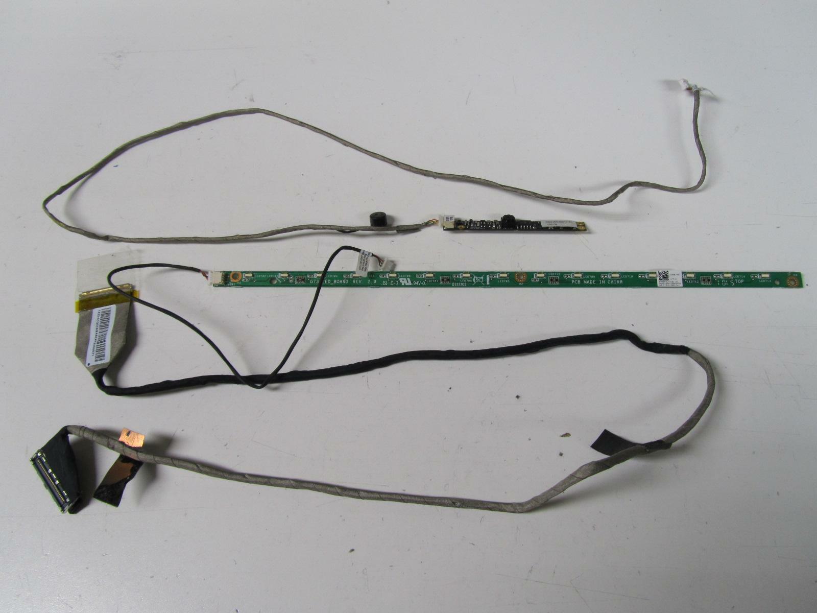 ASUS ROG G73J LED Board w/LCD Flex Cable & Webcam w/Mic - G73_LED_BOARD