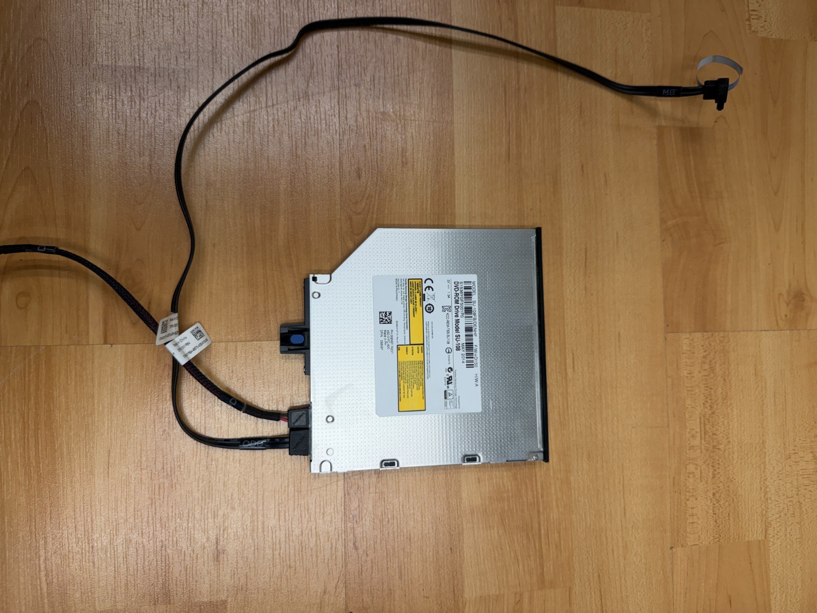 Dell PowerEdge R320 R420 8X SATA Slim DVD-ROM Drive SU-108 0X8V97 X8V97 + Cables