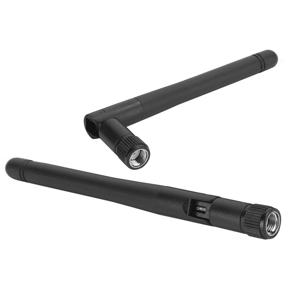 2-Pack RP-SMA Antenna for WiFi 2.4GHz/5Ghz Wireless Router Card Male Pin