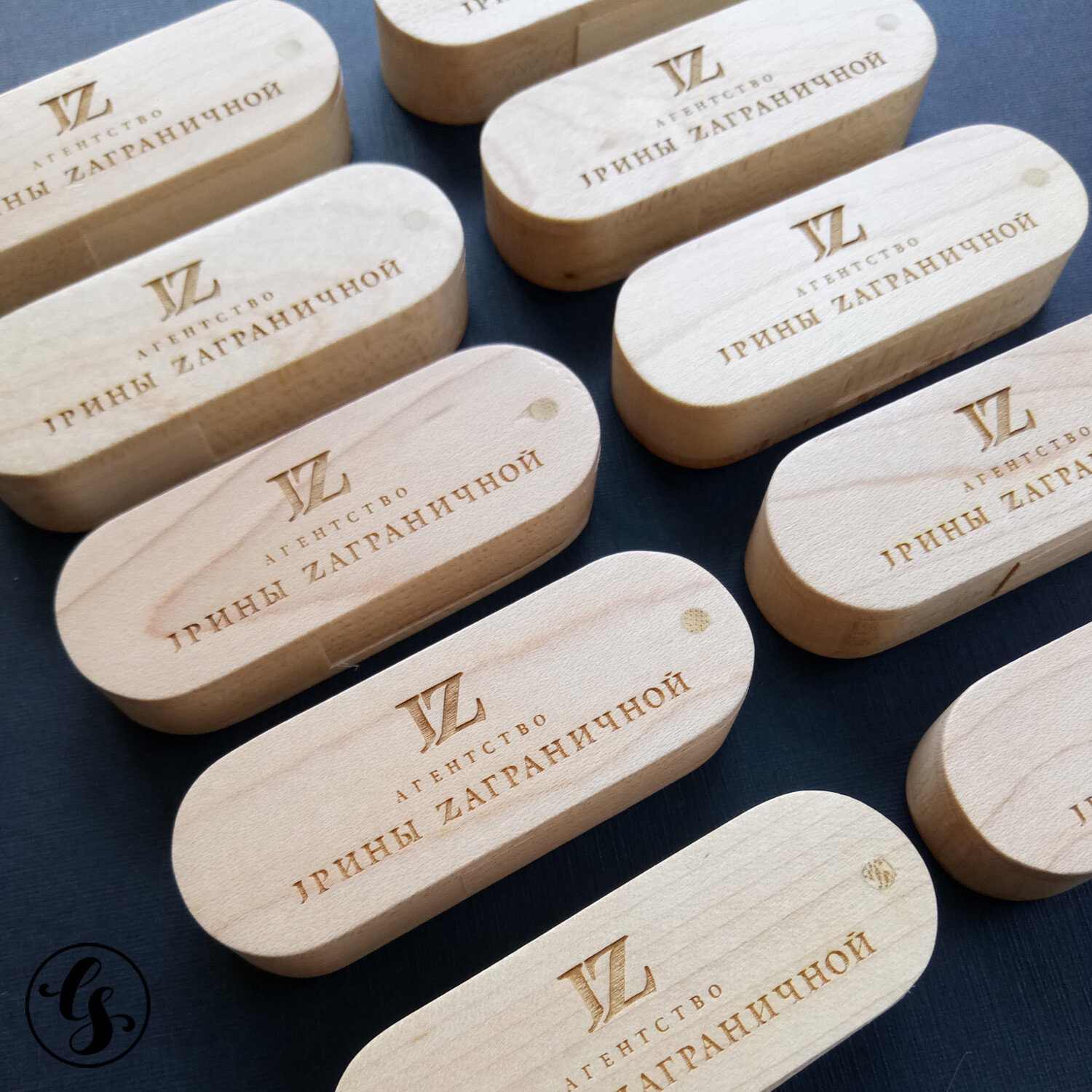 Wooden USB 2.0 3.0 Memory Flash Pen Drive Wood Free Personalize Custom Logo Text