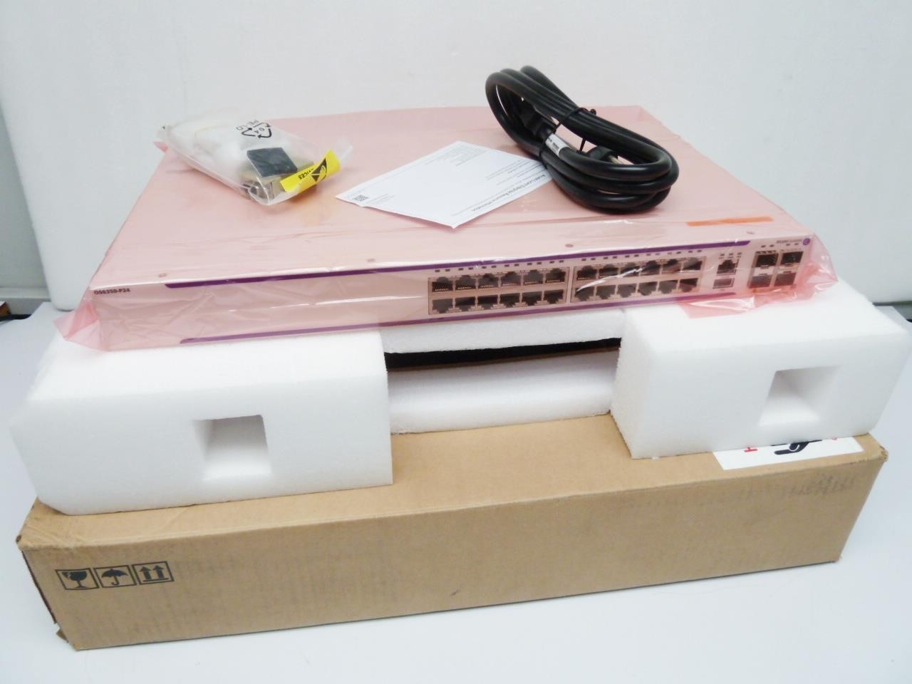 NEW Alcatel-Lucent OS6350-P24 OmniSwitch 6350 Series Gigabit Ethernet LAN Switch