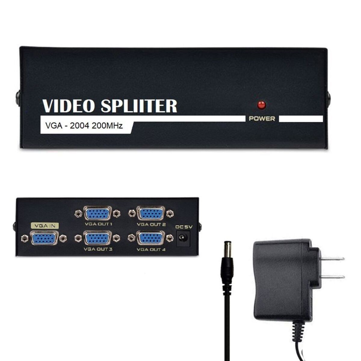 4 Port VGA Splitter