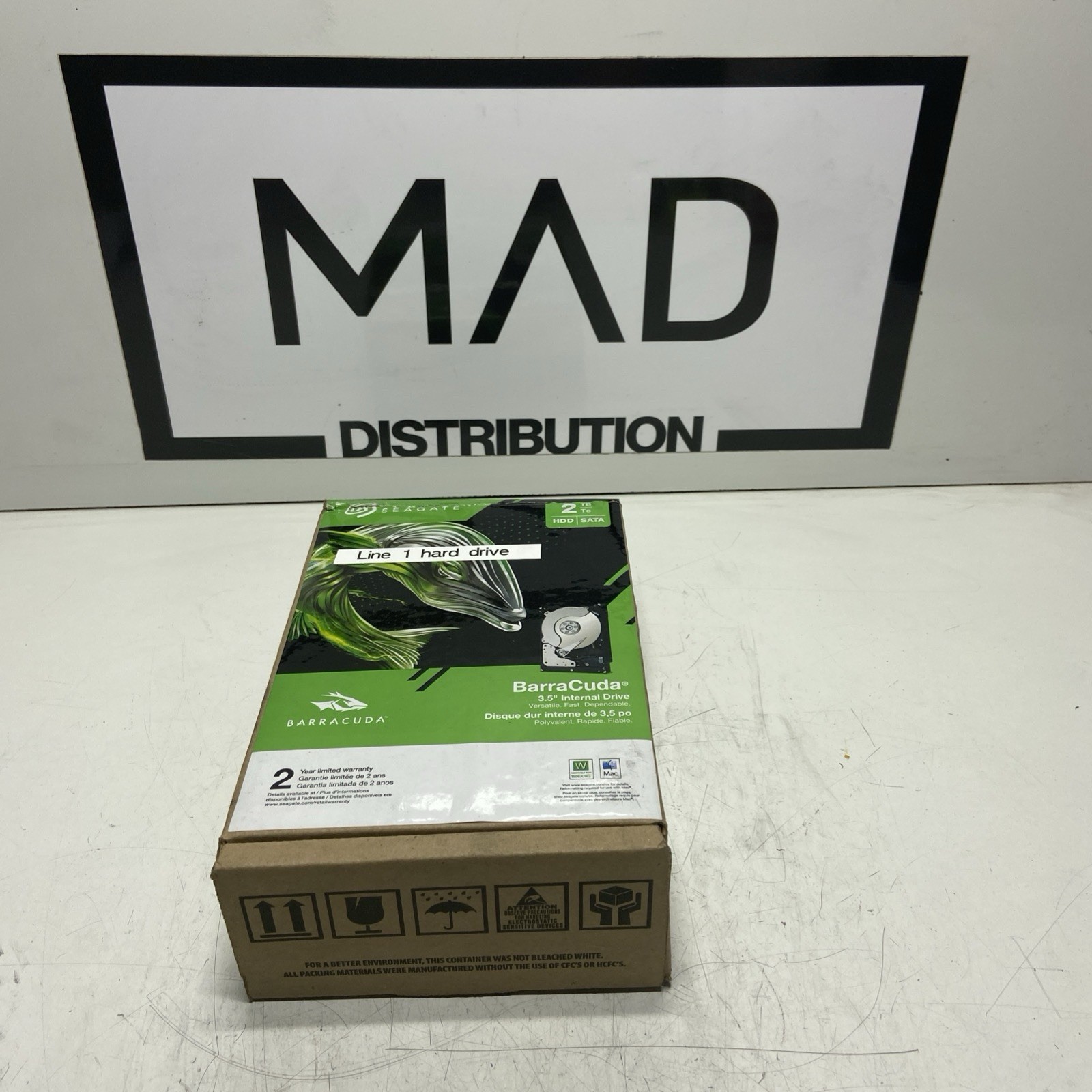 New Seagate Barracuda 2TB, SATA 6gb/s, 256mb Cache Internal Hard Drive