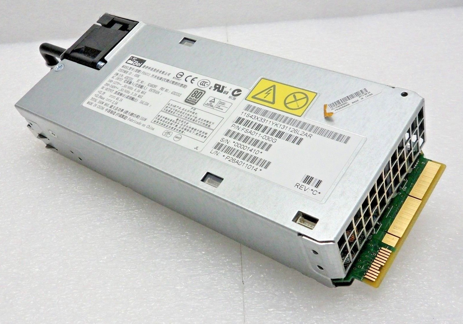 IBM System X3650 M4 Power Supply FSA011 43X3311 43X3312